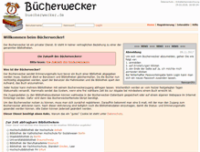 Tablet Screenshot of buecherwecker.de